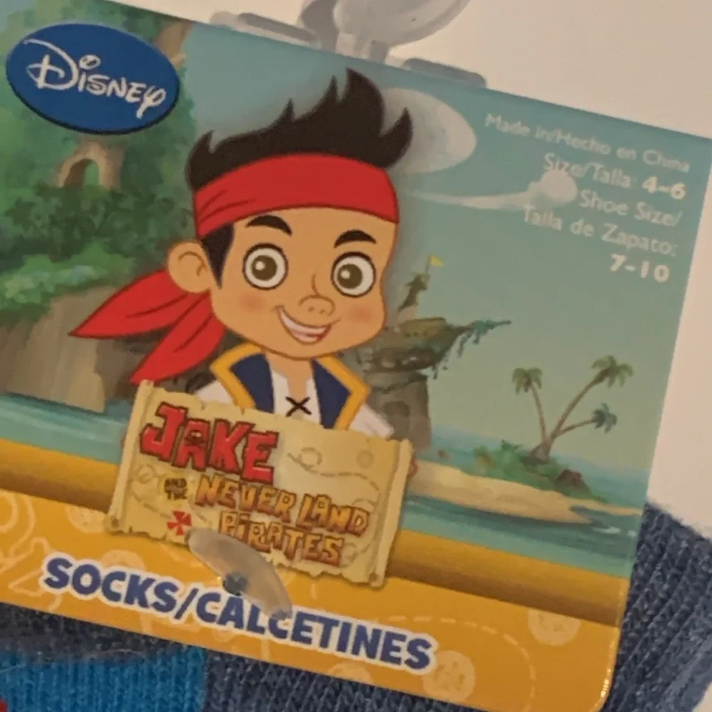 Disney 3 Pair Jake The Neverland Pirates Socks